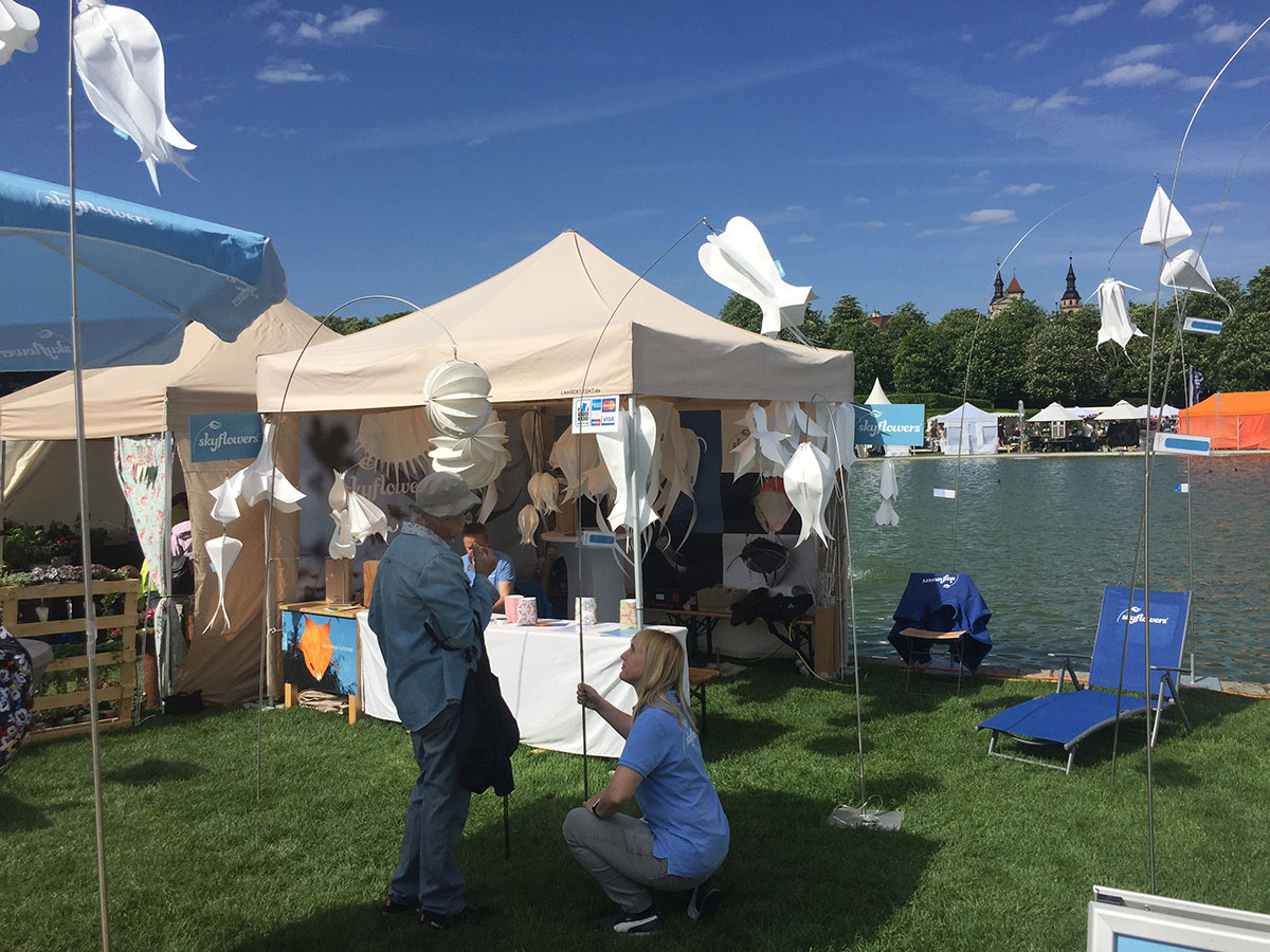 skyflowers Saisonauftakt bei den Barocken Gartentagen 2018 in Ludwigsburg
