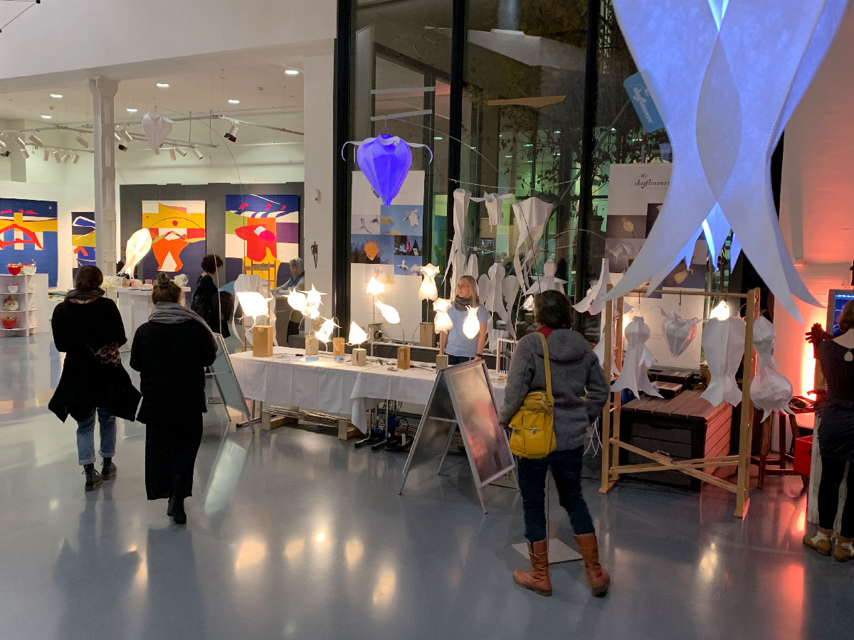 skyflowers auf dem Textilmarkt im „tim“ in Augsburg 2018