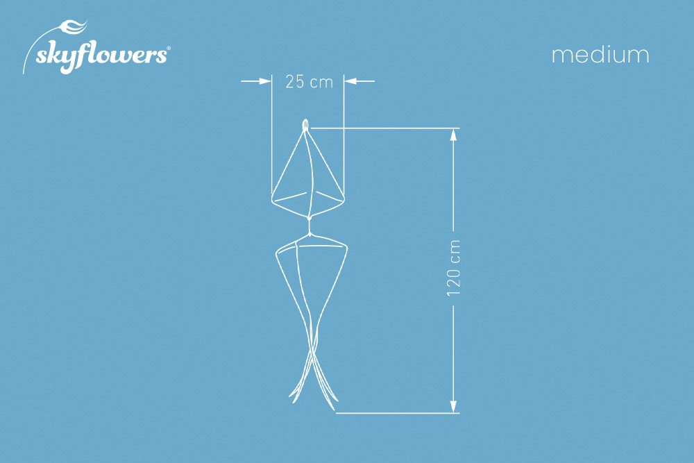 Windspiel Blüte Schwarzäugige Susanne – skyflowers