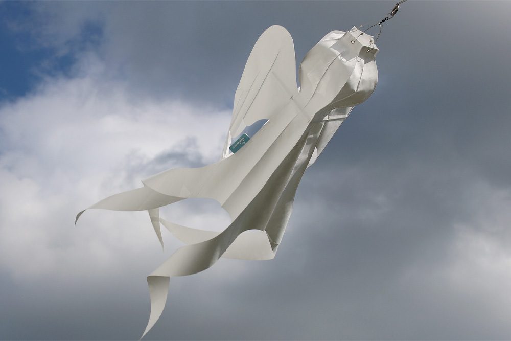 Windspiel Blüte Weihnachtsengel – skyflowers