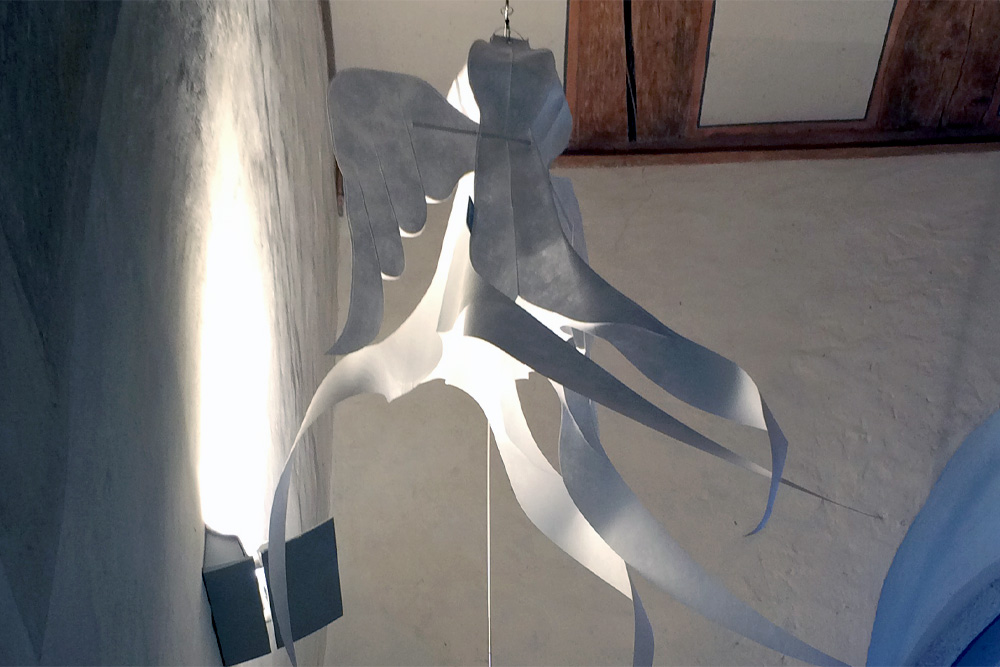 Windspiel Blüte Weihnachtsengel – skyflowers