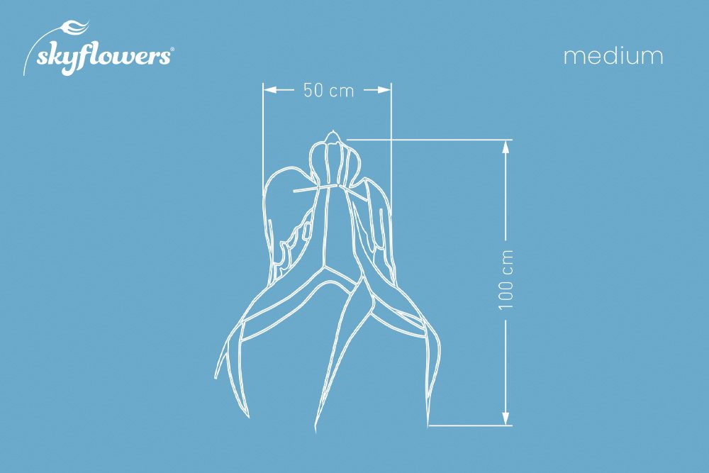 Windspiel Blüte Weihnachtsengel – skyflowers