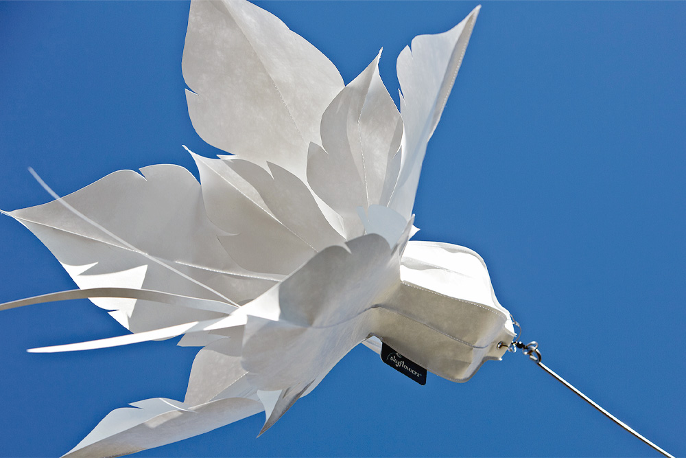 Windspiel Blüte Weihnachtsstern – skyflowers