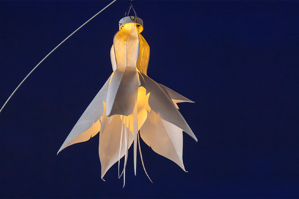 Windspiel Blüte Weihnachtsstern – skyflowers