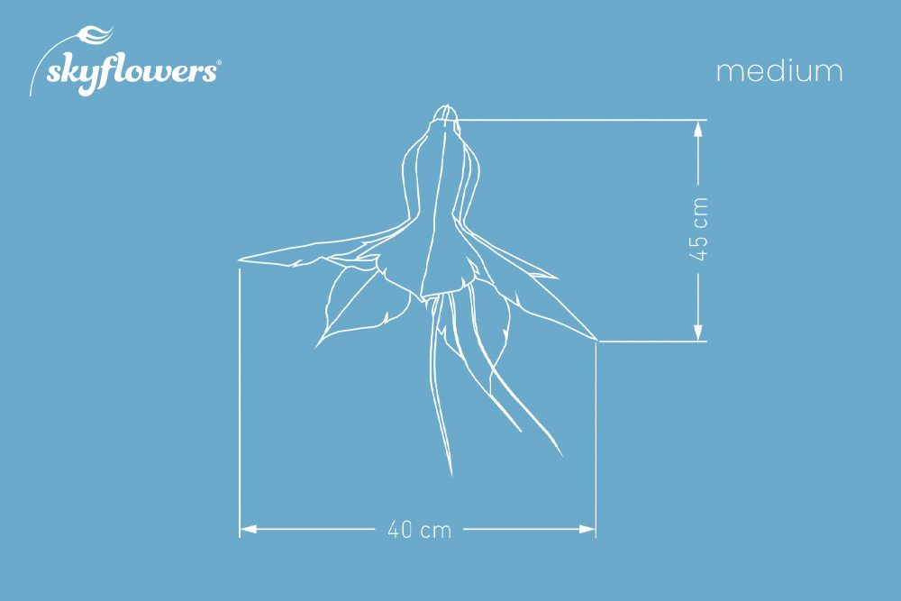 Windspiel Blüte Weihnachtsstern – skyflowers